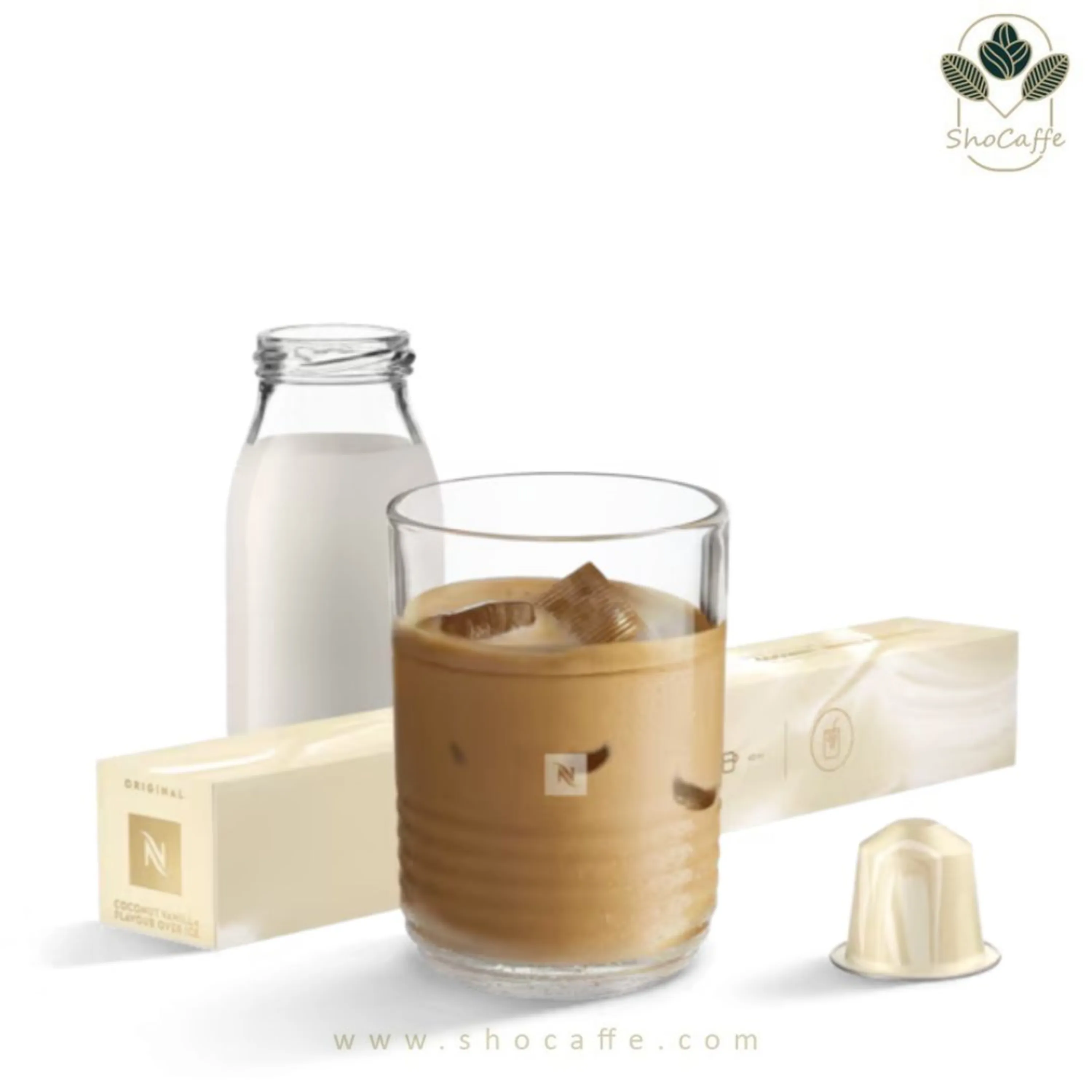 کپسول قهوه نسپرسو اورجینال کوکونات وانیلی Coconut Vanilla Flavour Over Ice کپسول قهوه نسپرسو اورجینال کوکونات وانیلی Coconut Vanilla Flavour Over Ice